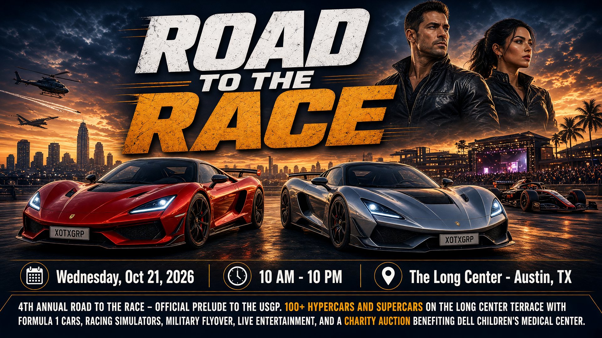 Road to the Race October 21 2026 Austin TX