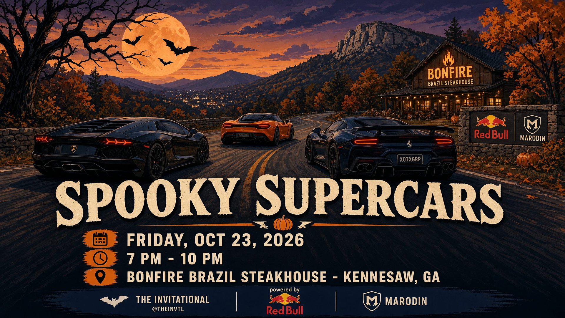 Spooky Supercars October 23 2026 Kennesaw GA